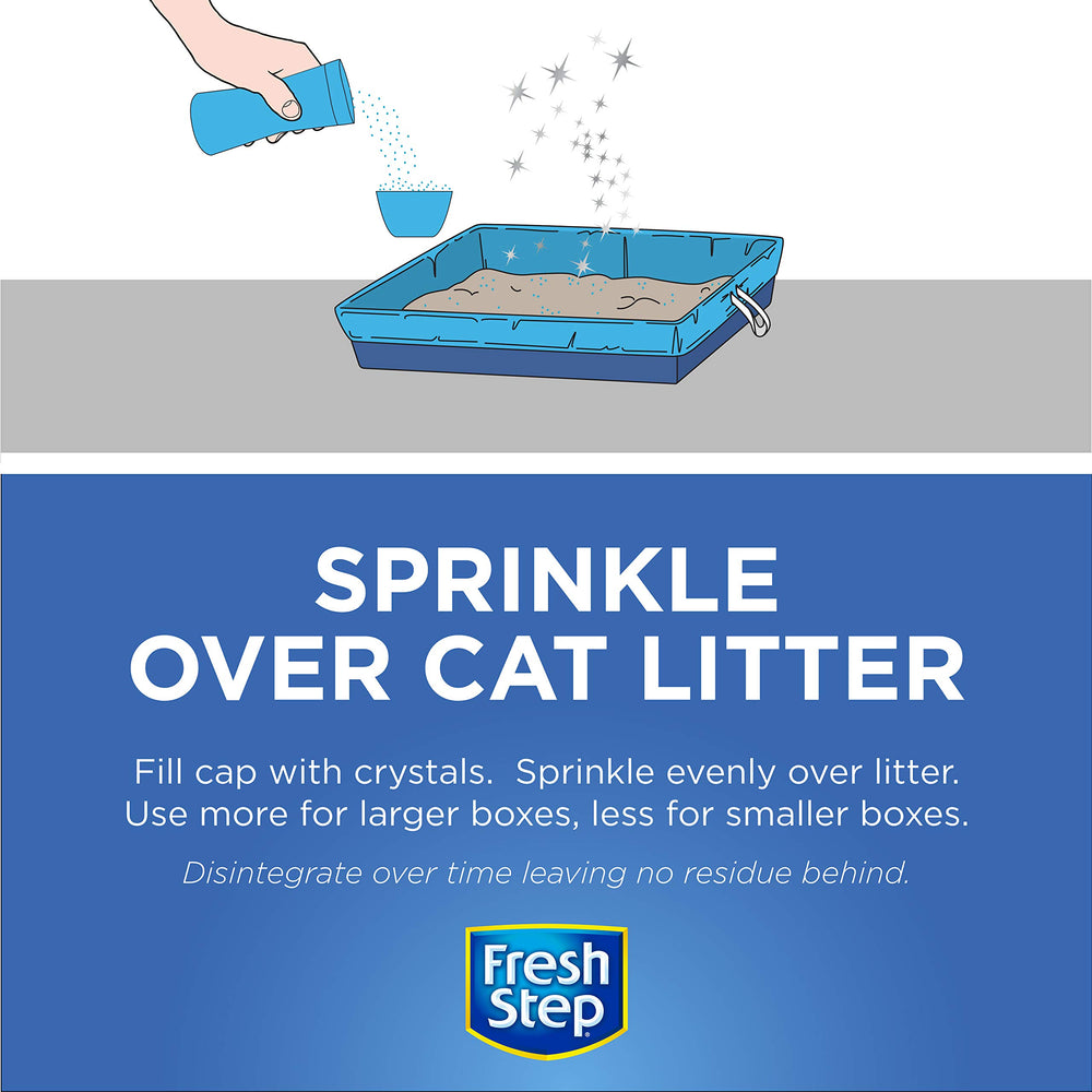 Fresh Step: solution sèche qui évite les dégâts autour de la litière.