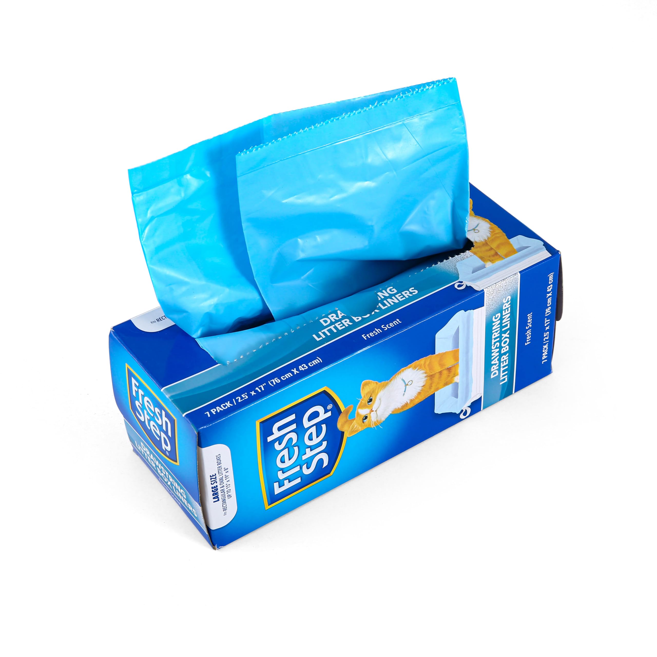 Fresh Step cordon-serrage pour fermer le sac et limiter les débris.