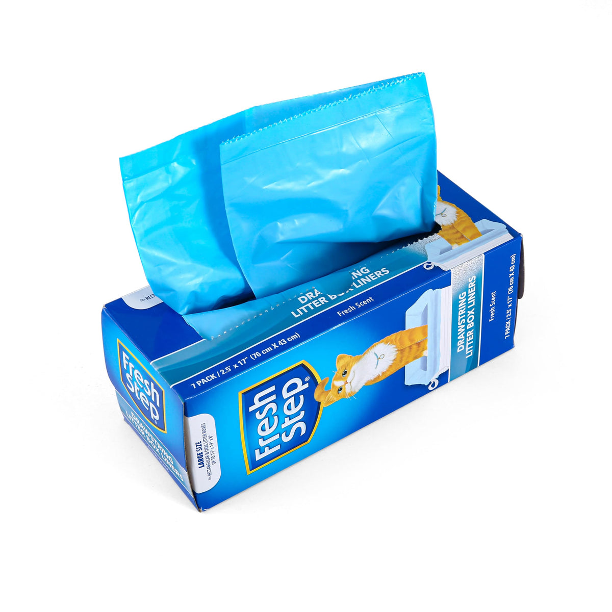 Fresh Step cordon-serrage pour fermer le sac et limiter les débris.