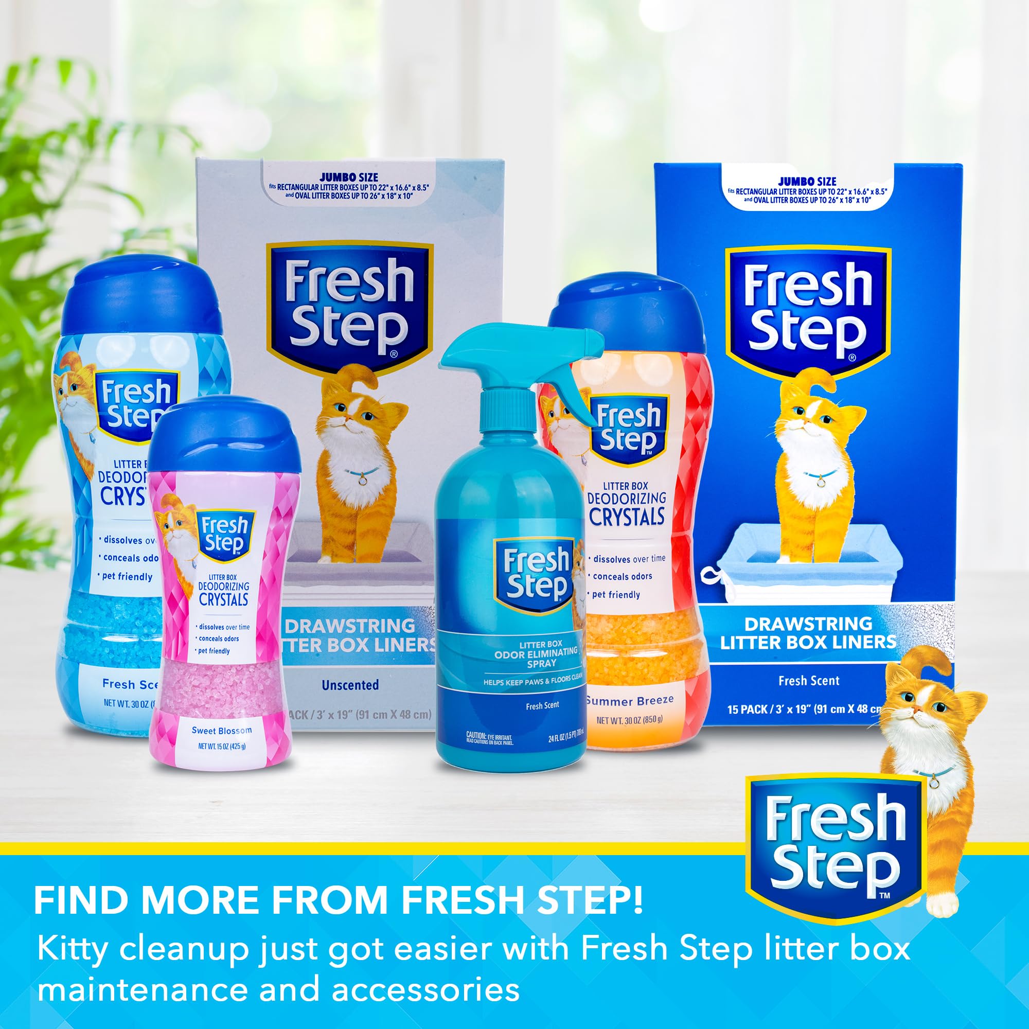 Fresh Step convient aux foyers multi-chats pour une odeur maîtrisée.