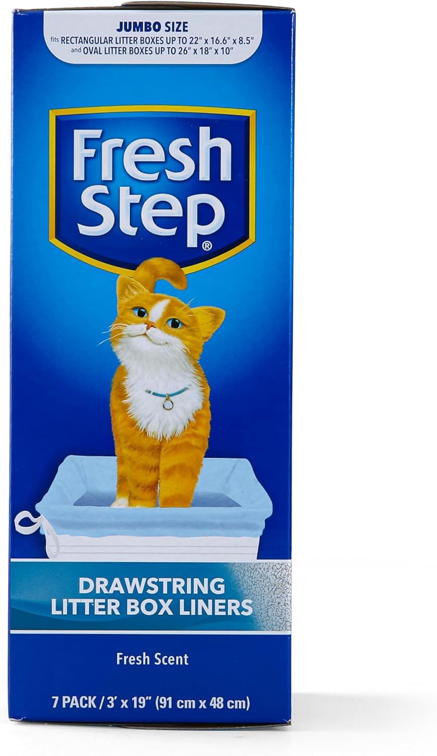 Fresh Step jumbo-liners avec cordon de serrage pour fermeture sécurisée.