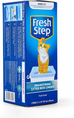 Fresh Step jumbo-liners film plastique épais résistant aux griffures.