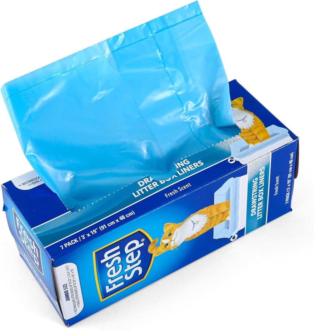 Fresh Step jumbo-liners parfum frais pour une odeur maîtrisée entre changements.