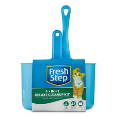 Fresh Step Deluxe Pelle Litière, collecte efficace des excréments pour un rangement propre.