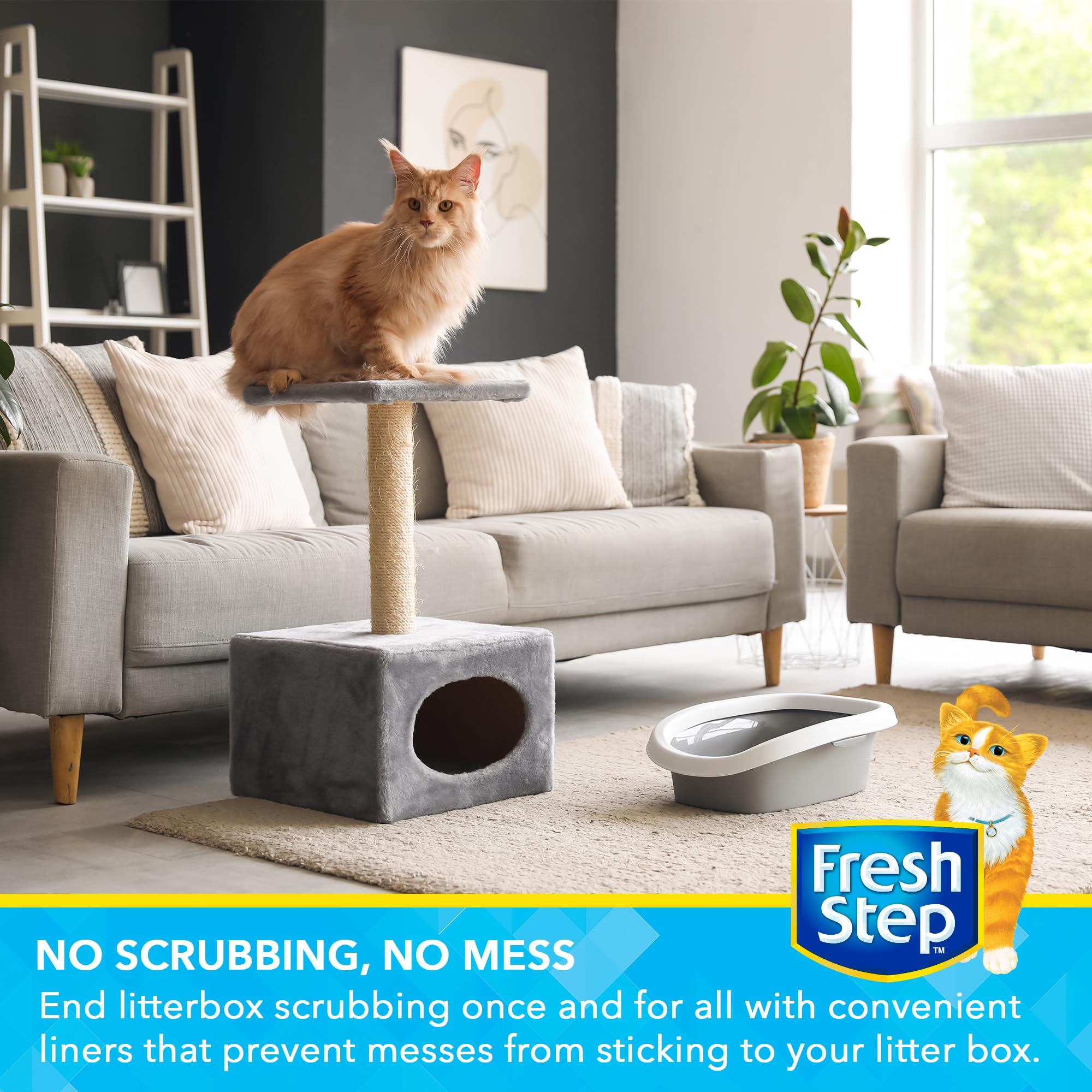 Fresh Step, usage quotidien facilité pour grands bacs.
