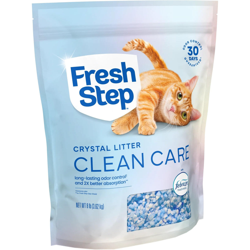 Fresh Step Litière Cristaux Chat — absorption élevée aide à maîtriser les odeurs urinaires.