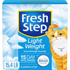 Fresh Step litière légère extraforte, facile à transporter et verser.