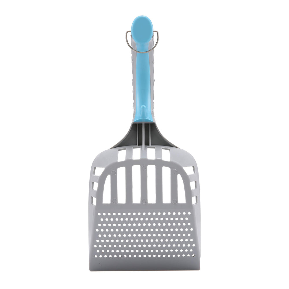Fresh Step pelle-litière : tri des gros et petits amas pour un nettoyage rapide.