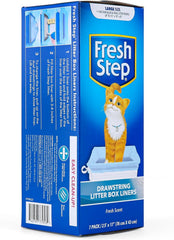 Liner Fresh Step: film durable résistant aux déchirures et aux griffures.