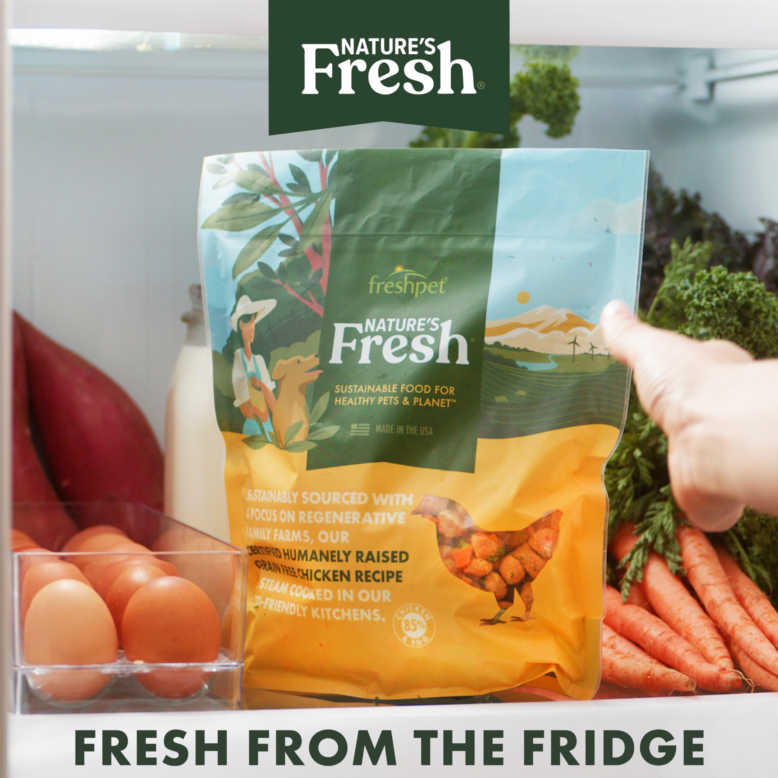 Épinards, bleuets et cranberries apportant nutriments et saveurs naturels.