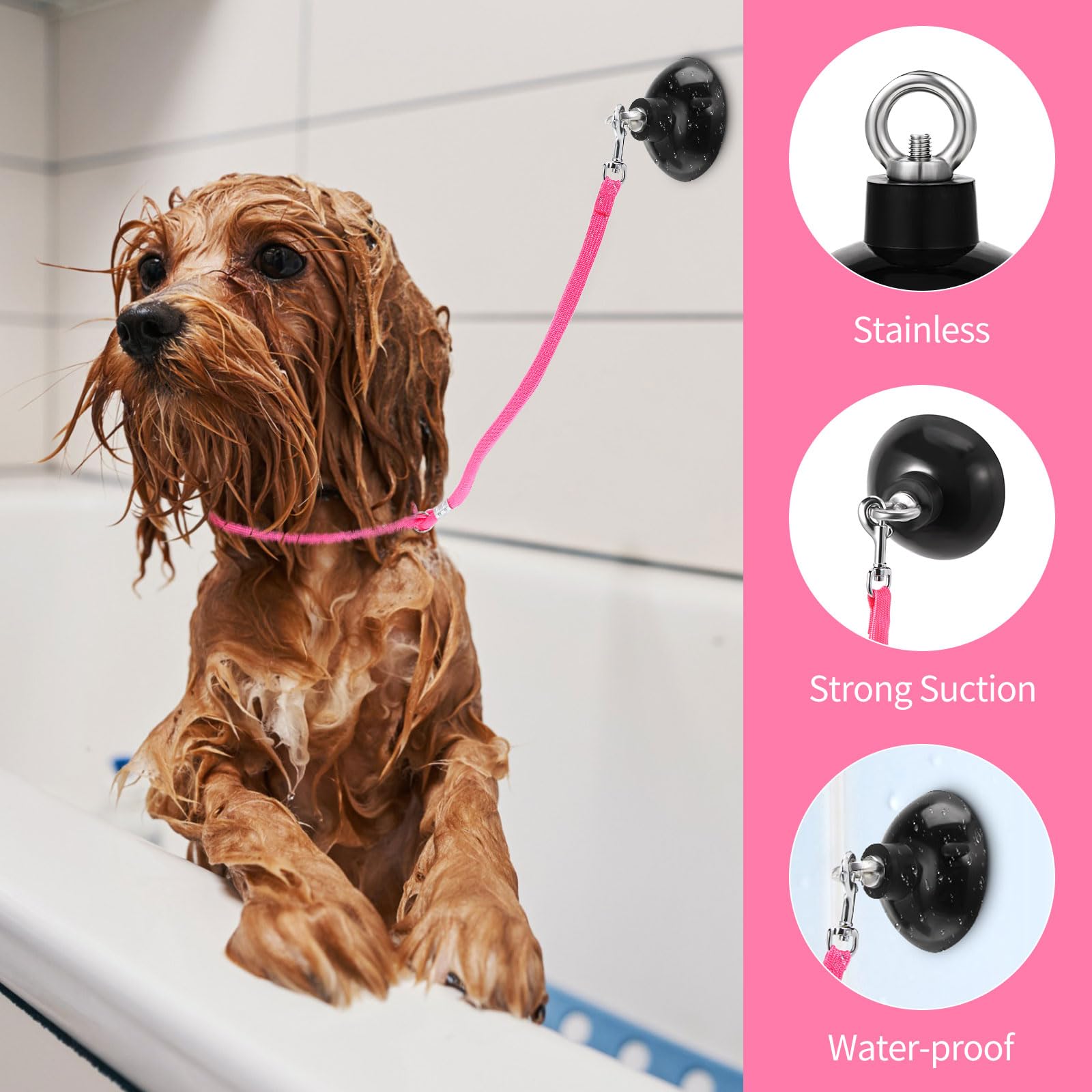 Frienda anneau acier inoxydable ajustable — confort et contrôle pendant le bain