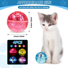 Balle Frienda lumineuse pour animaux avec LED, idéal pour l'exercice.