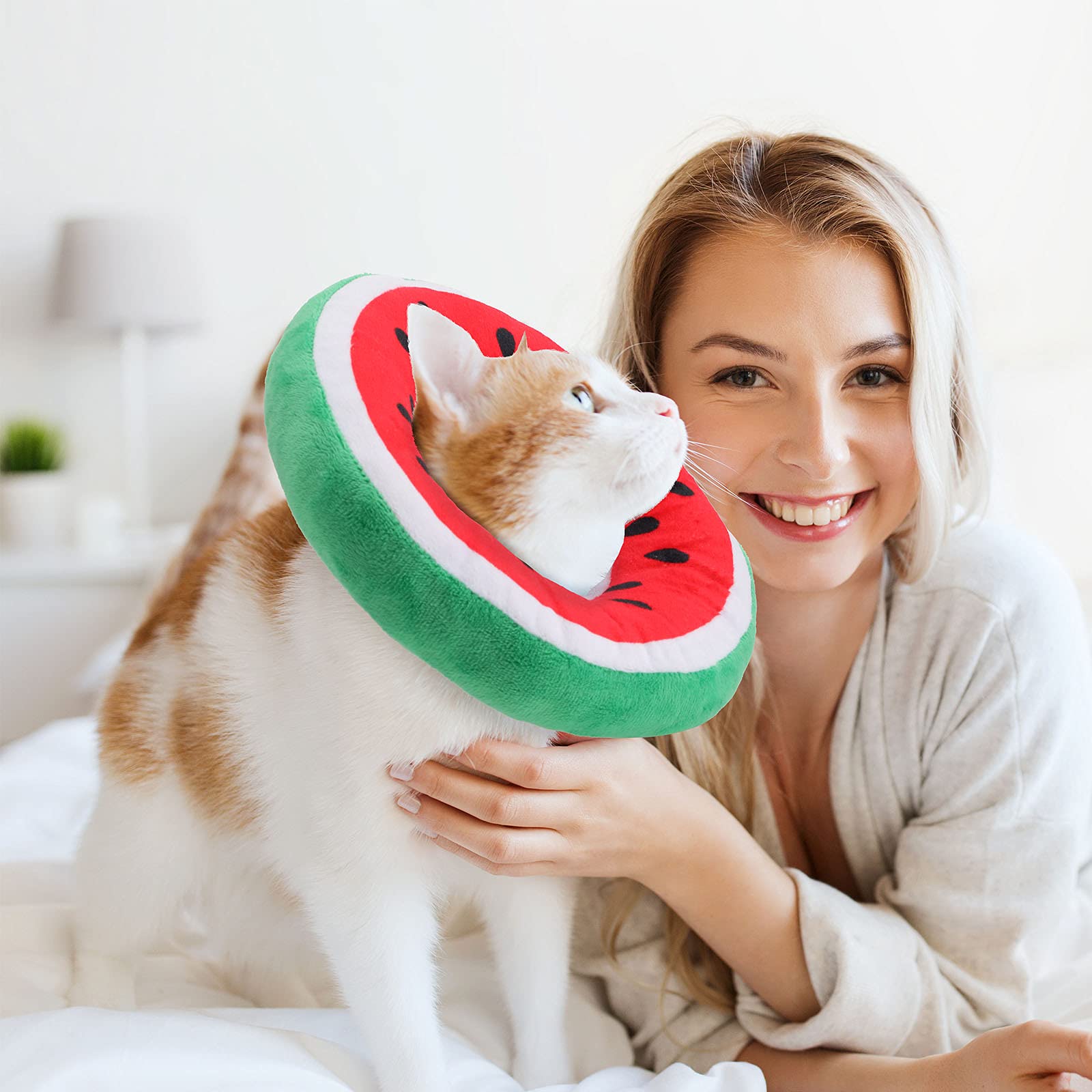 Frienda collier-cone chat usage quotidien, permet manger et dormir normalement.