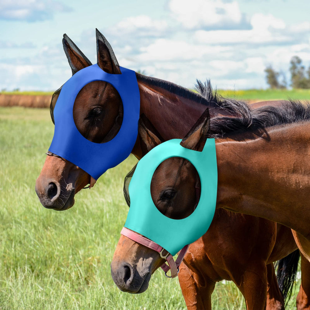 Frienda masque cheval léger et confortable, idéal pour port prolongé.