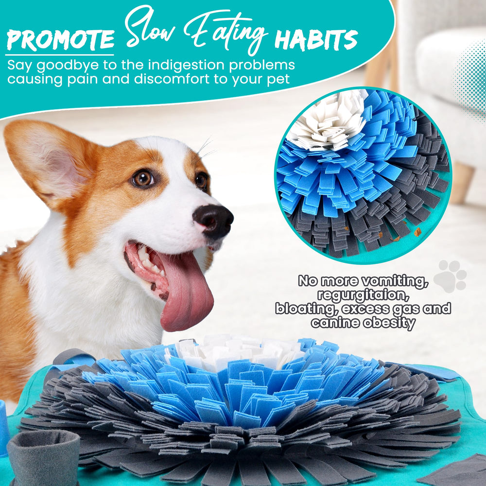 Friendly Barks tapis olfactif: poignée portable pour transport pratique.