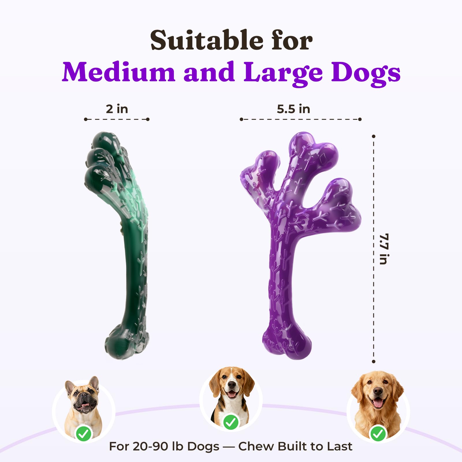 Détail nylon ultra-dense Frienhund pour mâchoires puissantes