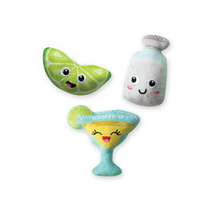 Jouets Fringe Studio heure Margarita : ensemble 3 pièces pour petits chiens, plaisir durable.