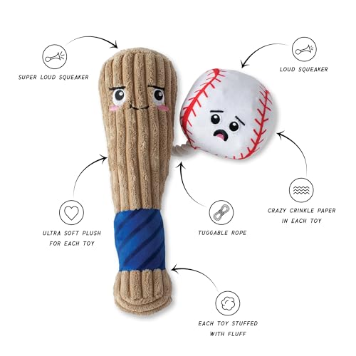 Fringe Studio jouet peluche chien : balle sonore pour jeu interactif.