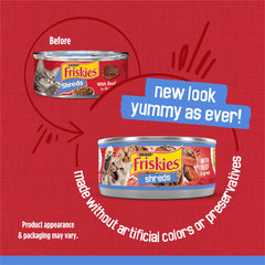 Friskies boeuf emince dans sauce, morceaux moelleux pour repas appétissant.