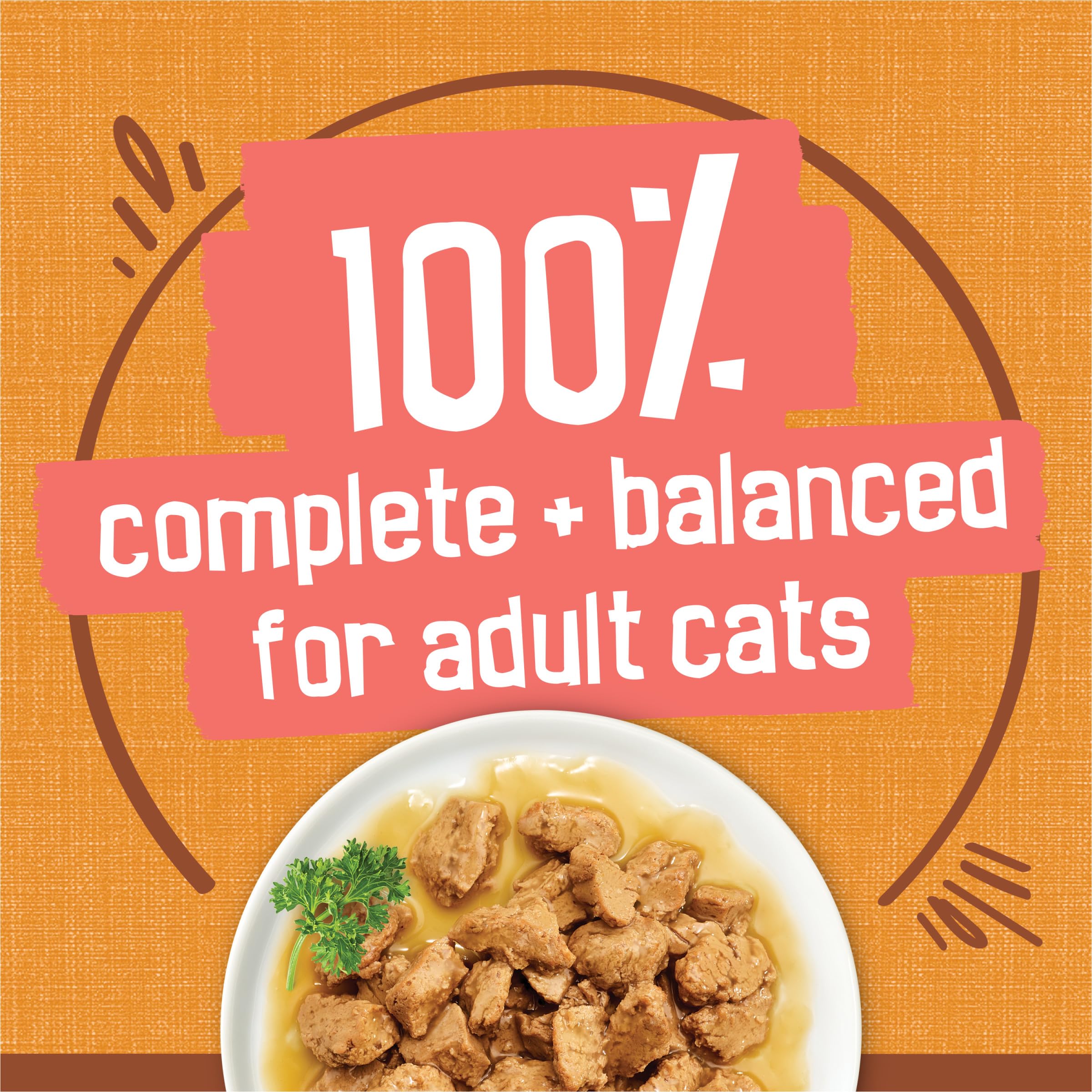 Purina Friskies lot de 24 boîtes, praticité de l'alimentation.
