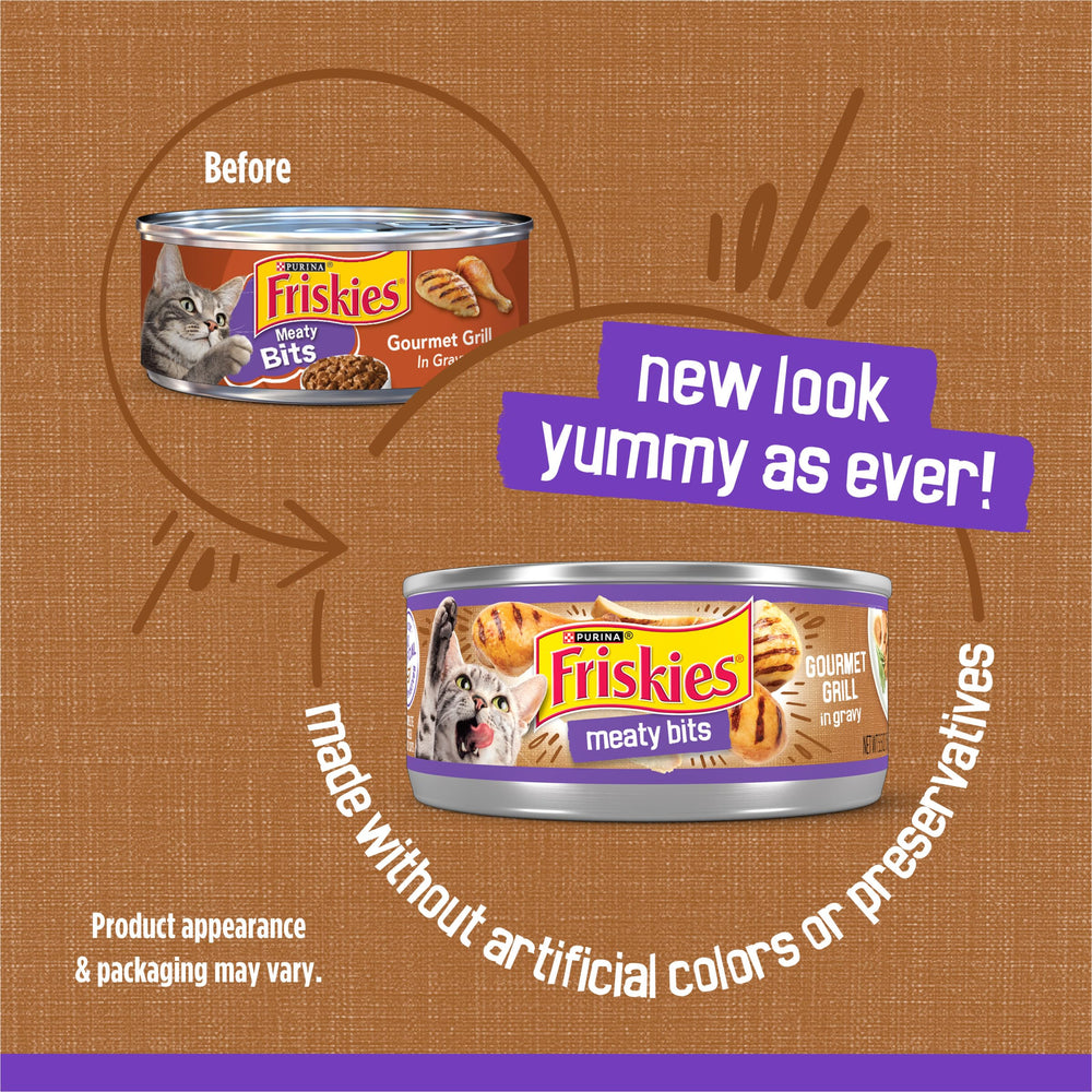 Friskies nourriture humide pour chat — morceaux de poulet.