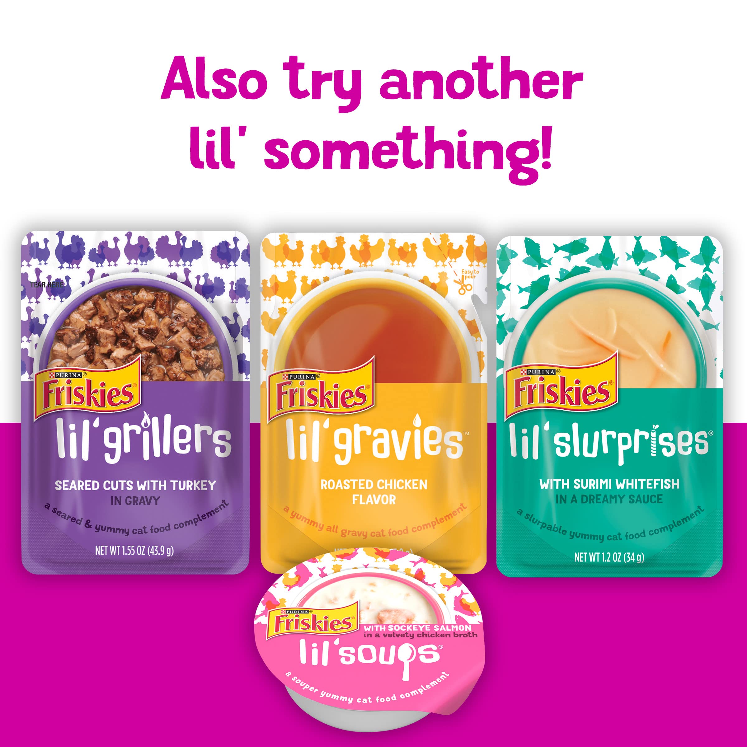 Friskies Lil’ Shakes saumon: moment de dégustation ludique.