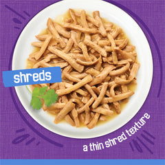 Friskies émincés dinde et abats en sauce, saveur riche qui stimule l'appétit du chat.