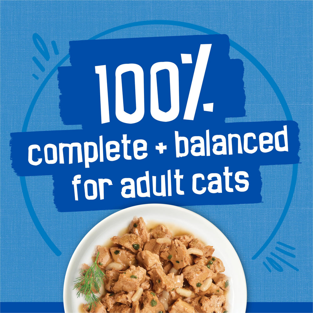 Friskies Filets Prime Poisson Blanc en Sauce — saveurs riches et tendres.