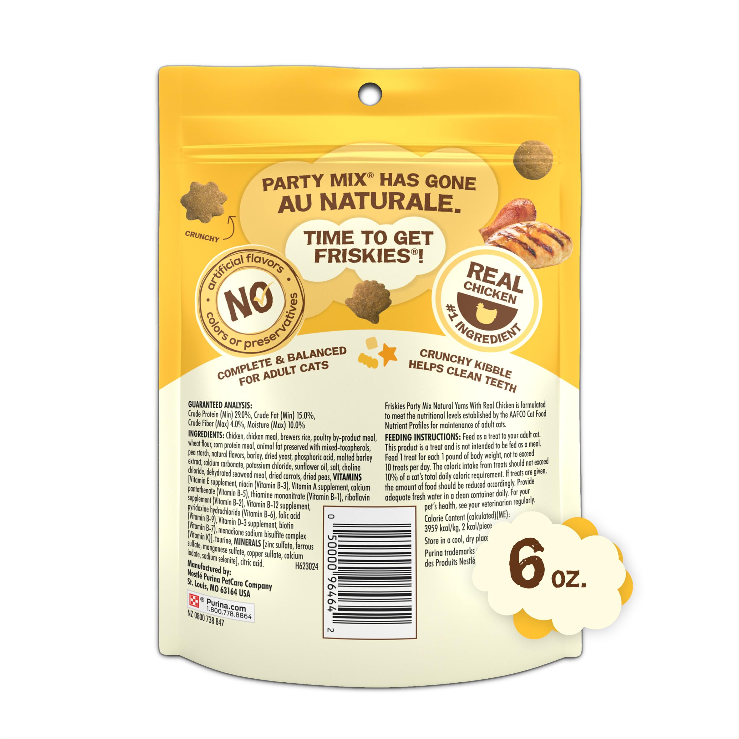 Friskies formes croquantes pour chat adulte, snack engageant.