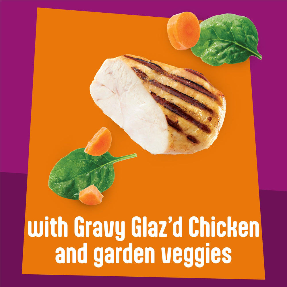 Friskies Glaz’d et Infuz’d: morceaux gros en sauce pour chat