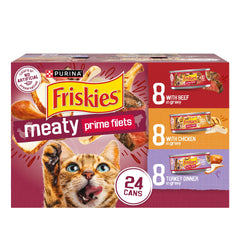 Friskies Gravy poulet, repas humide appétissant et nourrissant pour chat.
