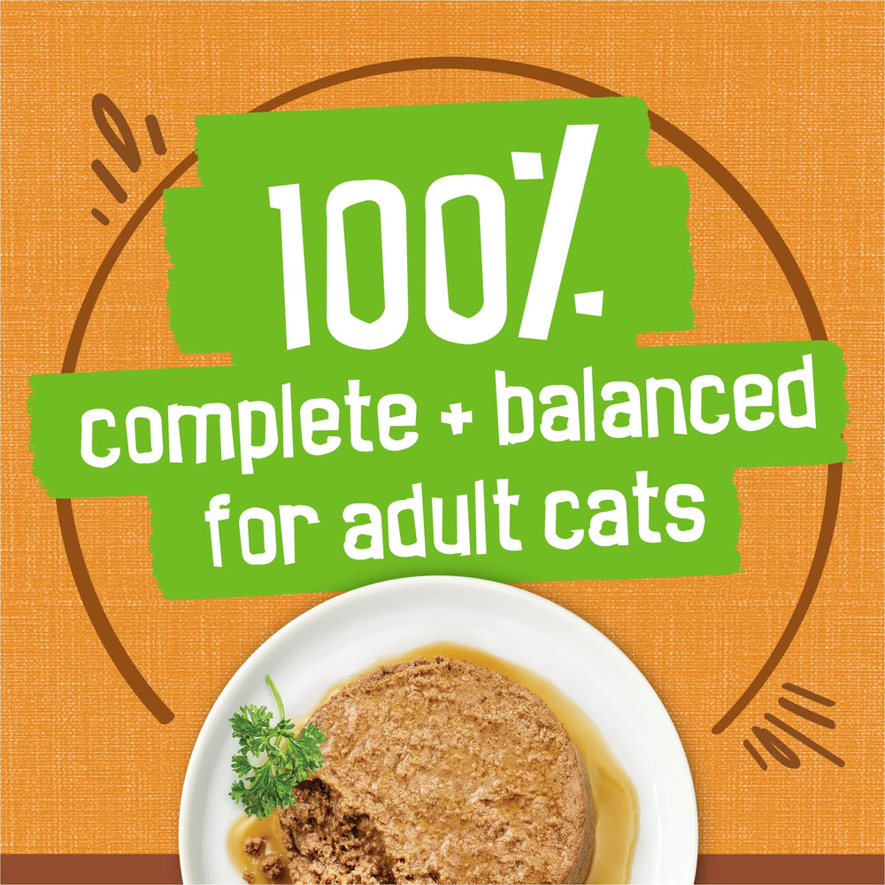 Friskies Gravy Pate – texture veloutée et nutrition équilibrée pour les repas quotidiens.