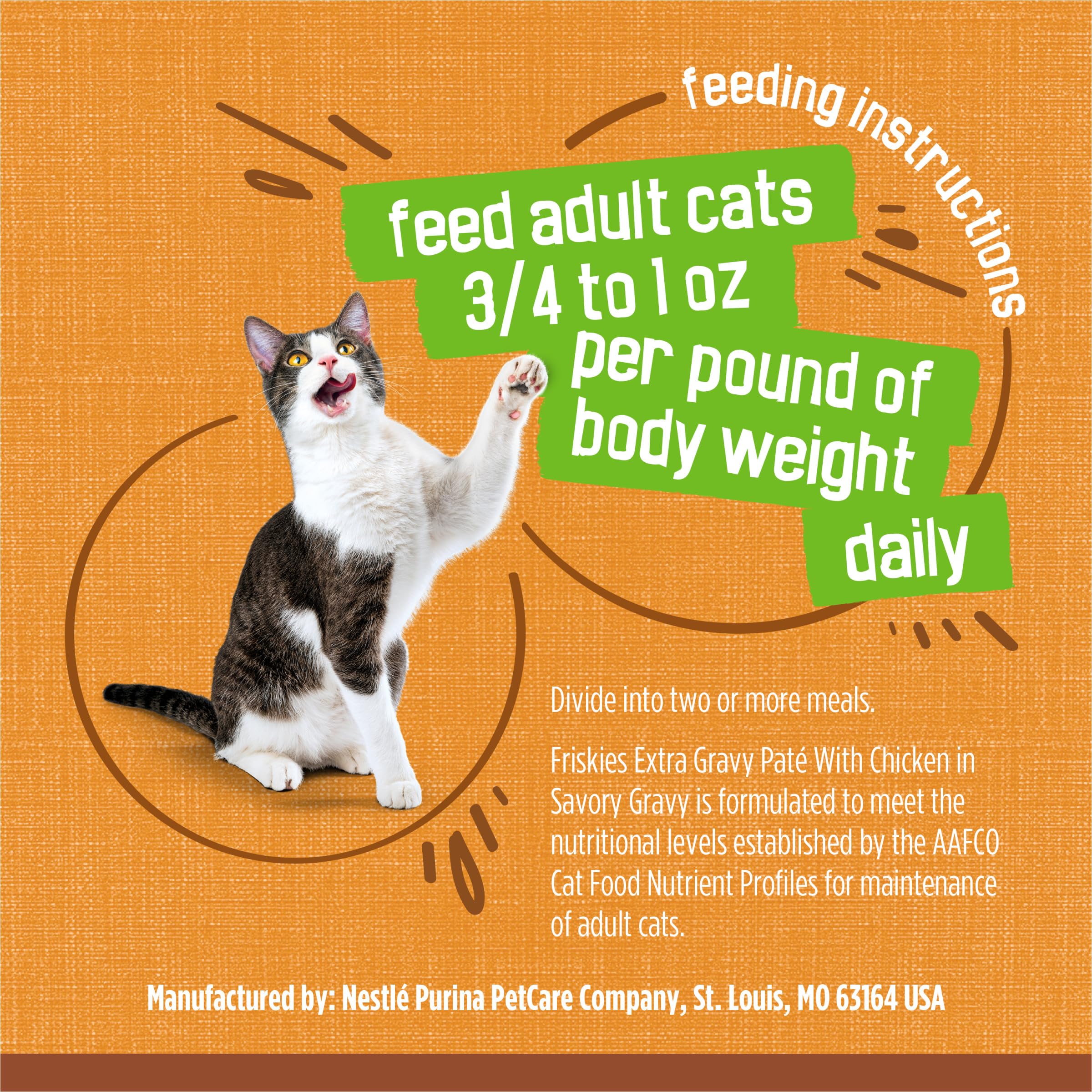 Friskies Gravy Pate – nutrition équilibrée sans colorants ni conservateurs.