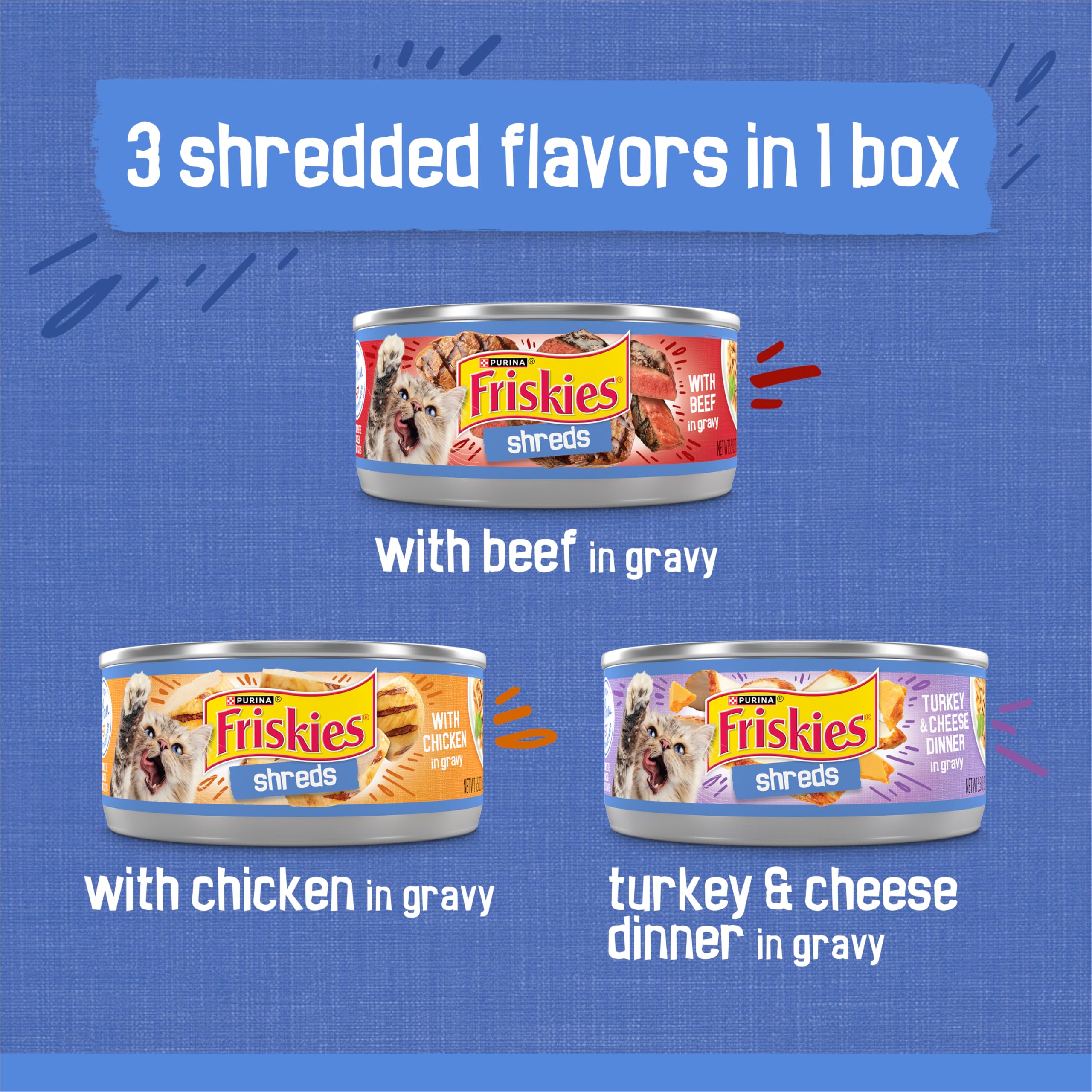 Friskies ingrédients – haute qualité pour chats adultes.