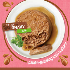 Friskies jus savoureux: repas appétissant qui incite votre chat à venir à table.