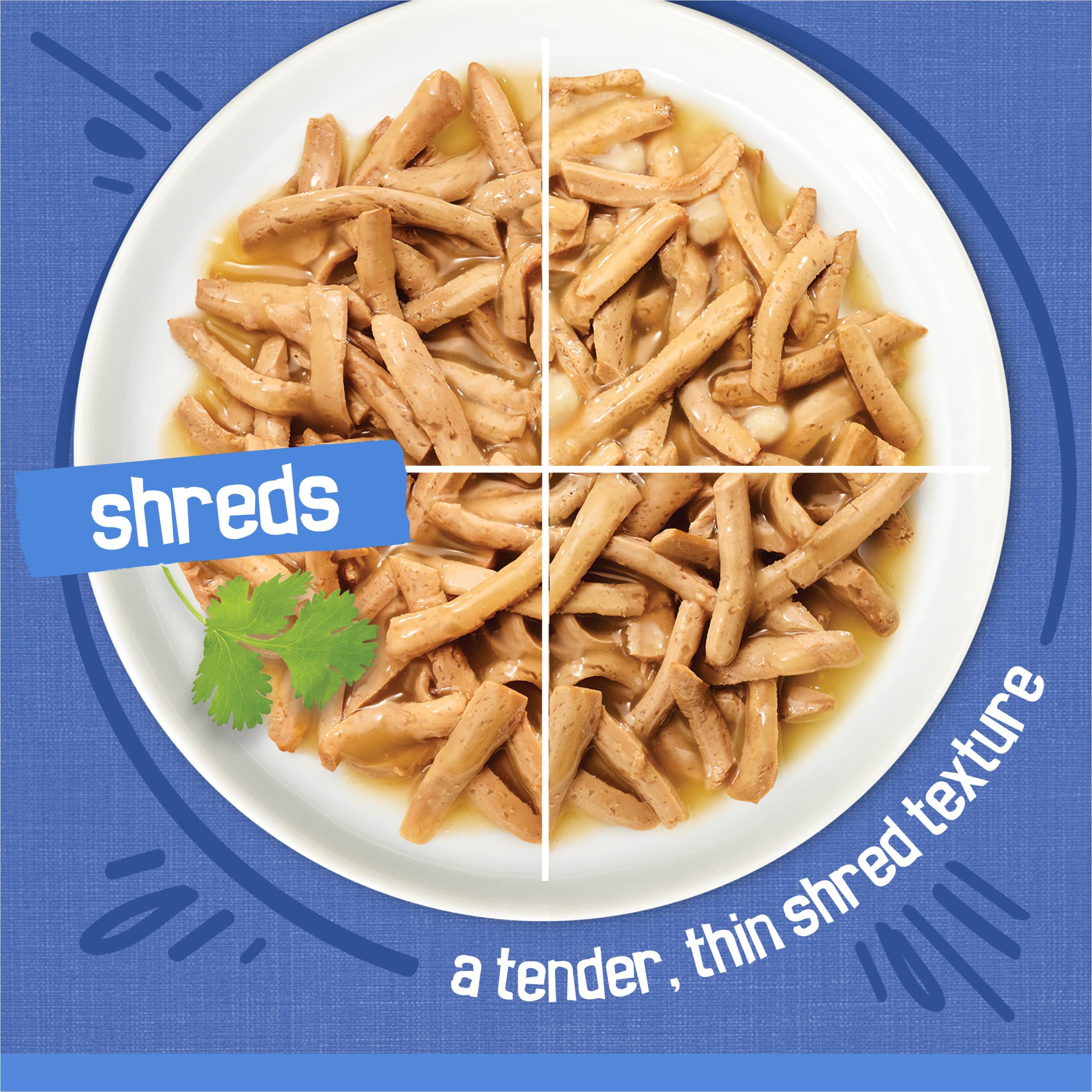 Lamelles de bœuf Friskies dans une texture tendre.