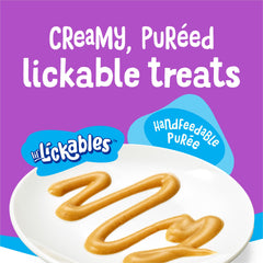 Friskies Lil' Lickables au thon, ouverture facile du tube.