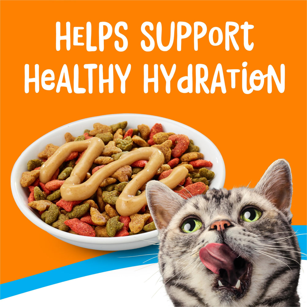 Friandise Lil’ Lickables Friskies tube accompagnement repas, idée gourmande pour sublimer les repas.