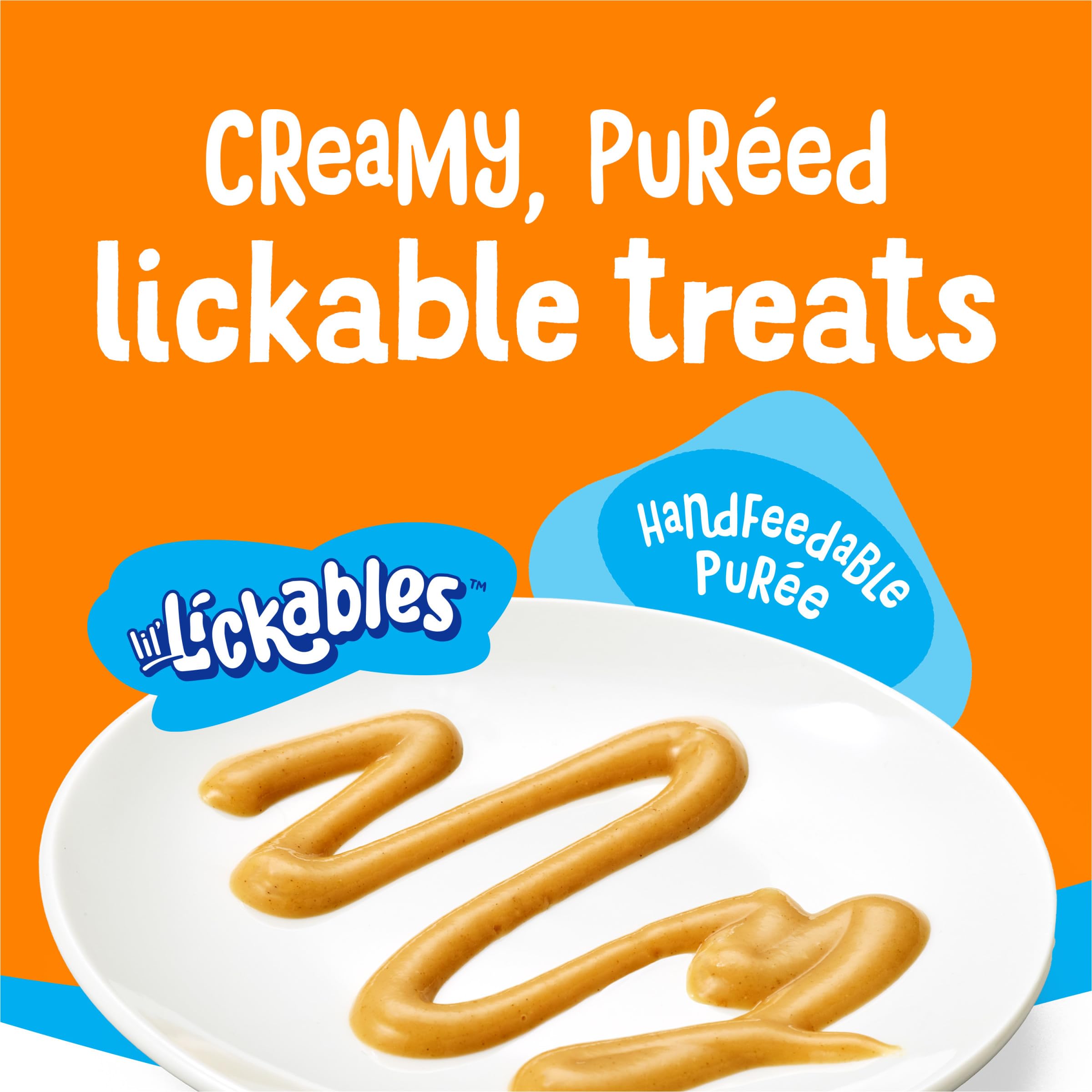 Friandise Lil’ Lickables Friskies tube poulet douceur, texture onctueuse qui séduit le chat.