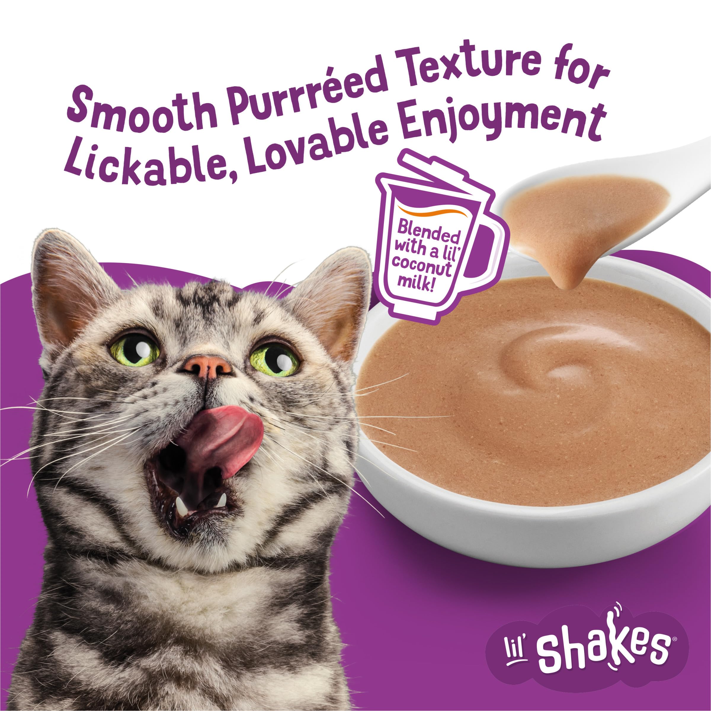 Friskies Lil’ Shakes poulet, sachet onctueux en topping repas.