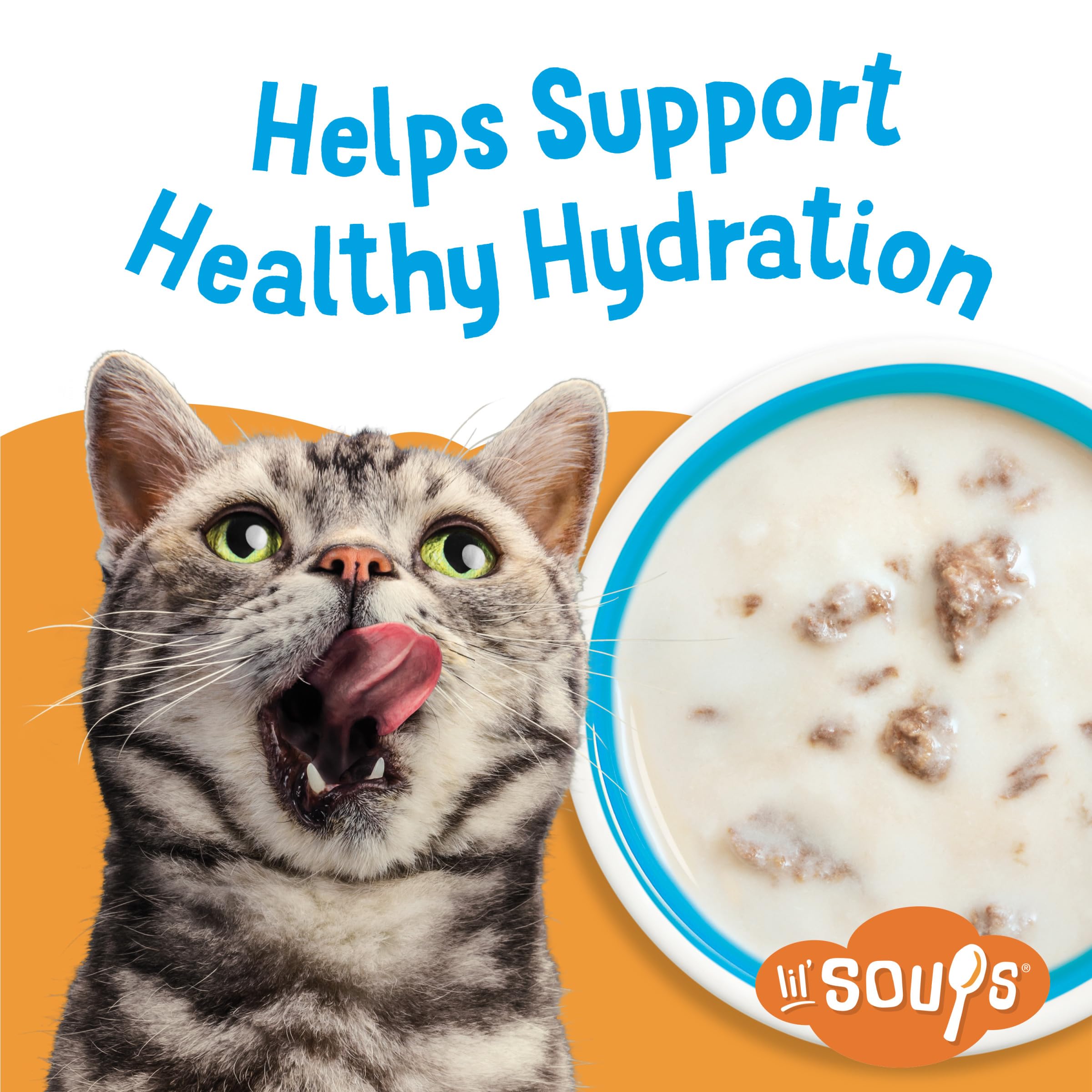 Purina Friskies Lil’ Soups thon en morceaux dans bouillon velouté, expérience agréable.