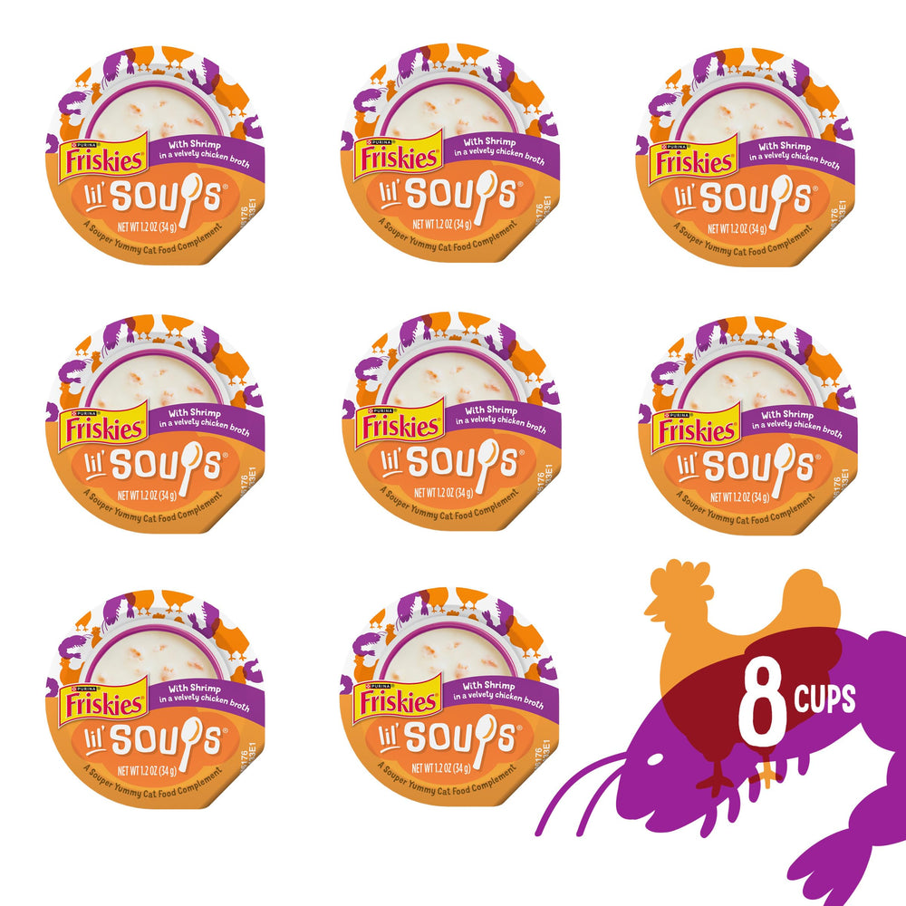 Coupe prête à servir Friskies Lil’ Soups pour une collation rapide