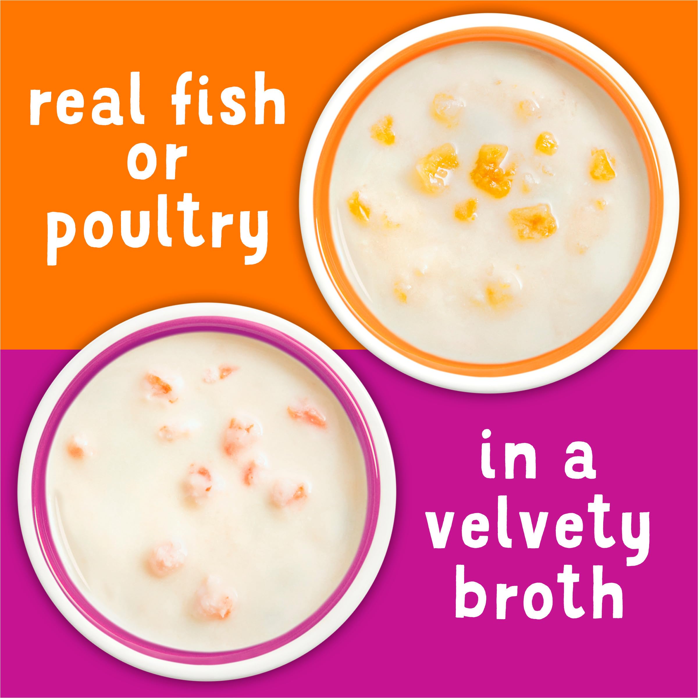 Friskies Lil' Soups thon cuve : texture délicate et arôme invitant pour varier les repas