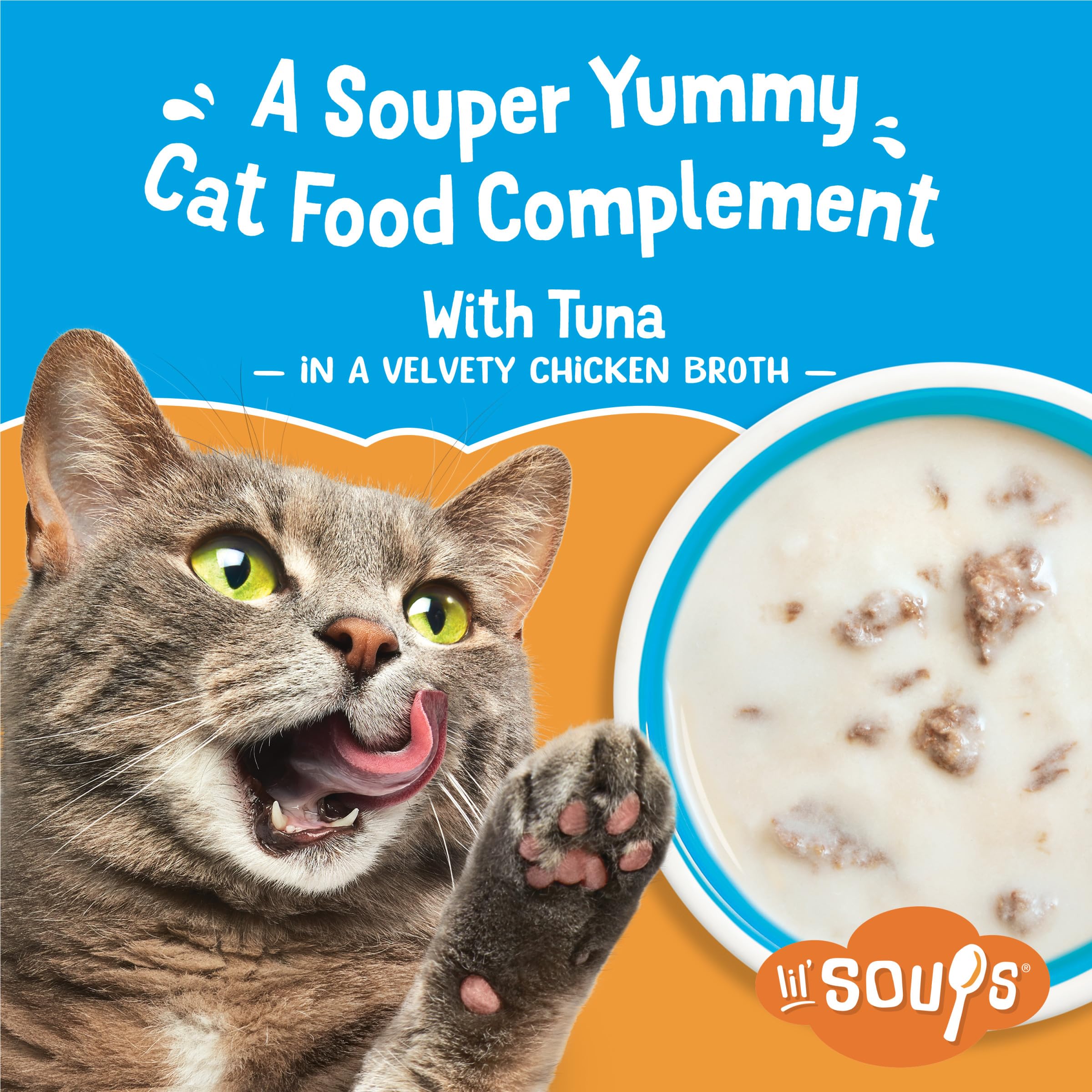 Purina Friskies Lil’ Soups morceaux de thon dans bouillon, cup pratique.