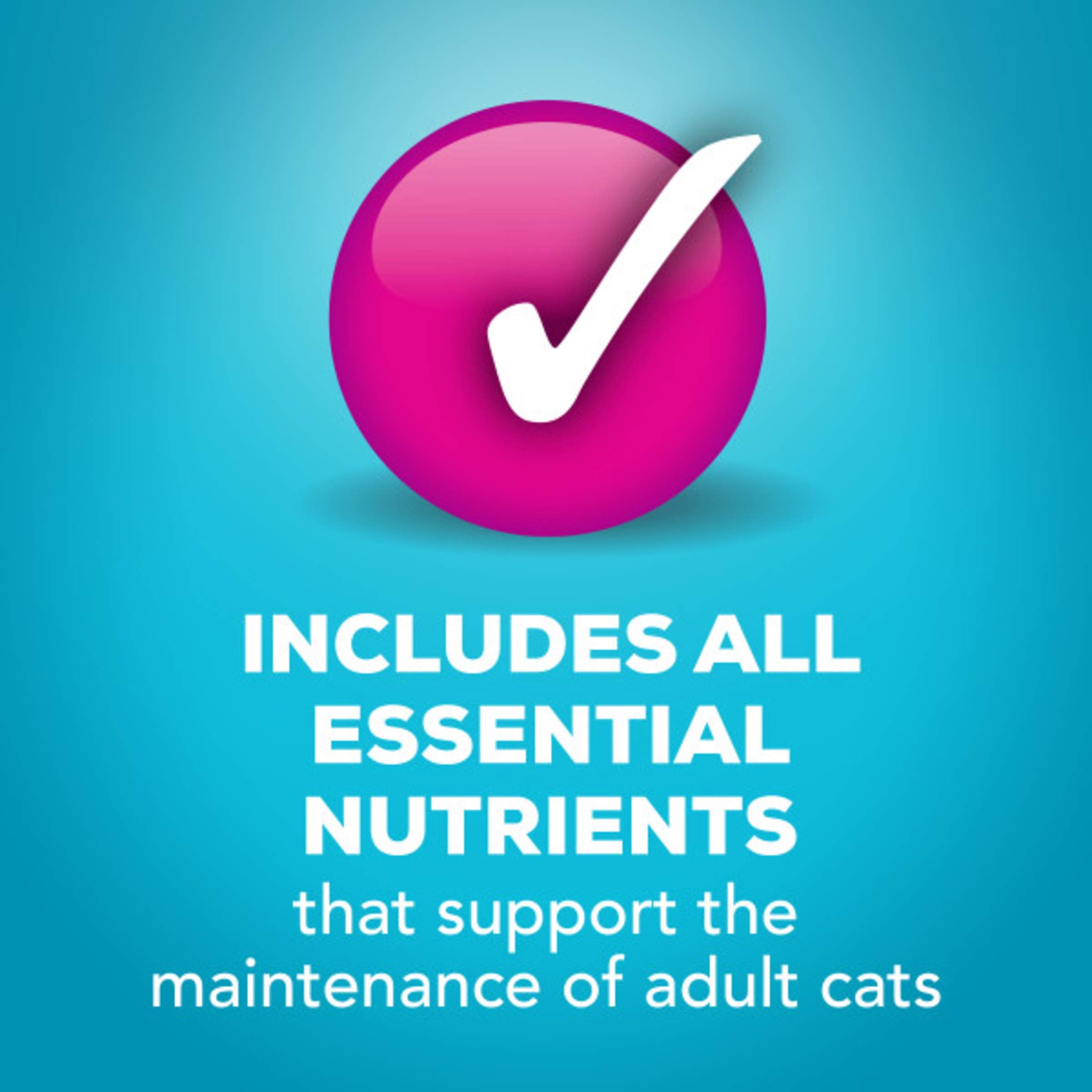 Friskies Nutrition équilibrée pour chat adulte sans colorants ni conservateurs.