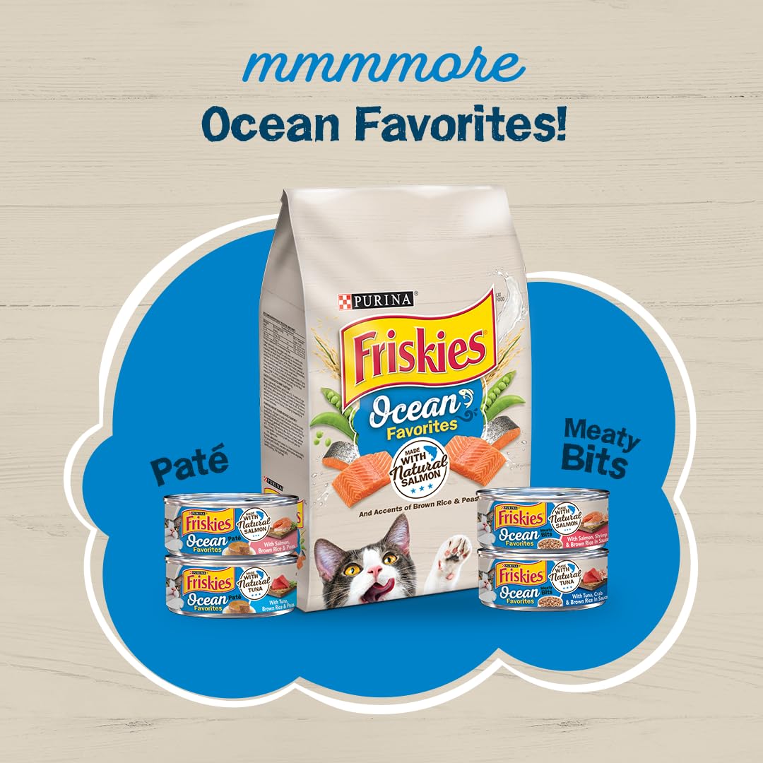 Friskies Ocean Favorites texture morçeaux carnés pour variété