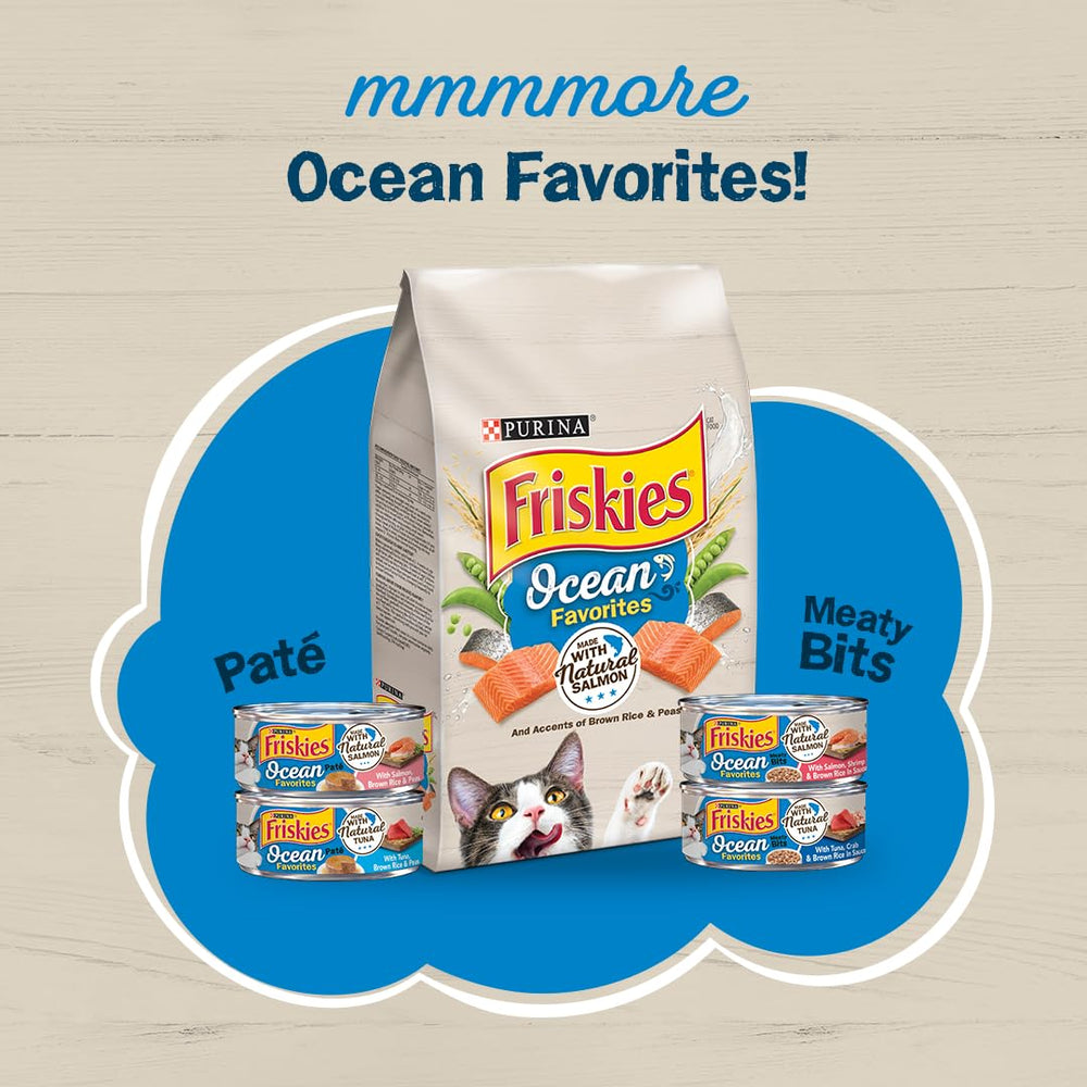 Friskies Ocean Favorites texture morçeaux carnés pour variété