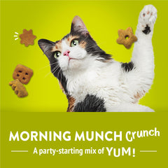 Boîte refermable Friskies Party Mix pour garder les friandises fraîches.