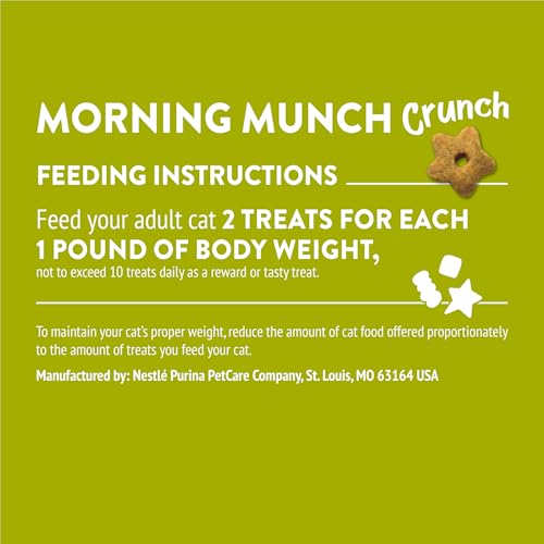 Emballage pratique des emballages Friskies Party Mix Crunch Morning Munch pour transporter et stocker.