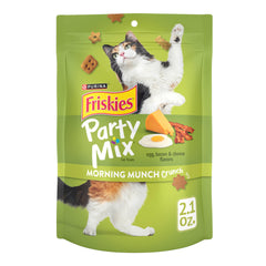 Friandises Friskies Party Mix Crunch Morning Munch dans un sachet refermable pour récompenser votre chat.